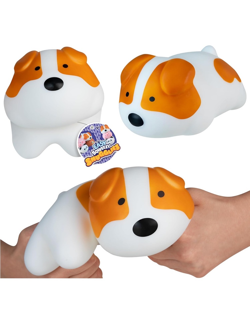 ORB Easy Sqweezy Jumbo Squishy Dog 🐶 — Extra Soft & Squishy Toy *NEW*